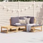 vidaXL 4-tlg. Garten-Lounge-Set mit Kissen Massivholz Akazie vidaXL 4-tlg. Garten-Lounge-Set mit Kissen Massivholz Akazie
