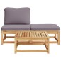 vidaXL 3-tlg. Garten-Lounge-Set mit Kissen Massivholz Akazie vidaXL 3-tlg. Garten-Lounge-Set mit Kissen Massivholz Akazie