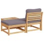 vidaXL 3-tlg. Garten-Lounge-Set mit Kissen Massivholz Akazie vidaXL 3-tlg. Garten-Lounge-Set mit Kissen Massivholz Akazie