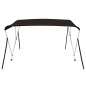 vidaXL 3-Bow Bimini-Top Schwarz 182x184x136 cm vidaXL 3-Bow Bimini-Top Schwarz 182x184x136 cm