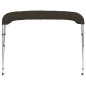 vidaXL 3-Bow Bimini-Top Schwarz 182x184x136 cm vidaXL 3-Bow Bimini-Top Schwarz 182x184x136 cm