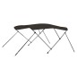 vidaXL 3-Bow Bimini-Top Schwarz 182x184x136 cm vidaXL 3-Bow Bimini-Top Schwarz 182x184x136 cm