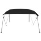 vidaXL 4-Bow Bimini-Top Schwarz 236x228x127 cm vidaXL 4-Bow Bimini-Top Schwarz 236x228x127 cm