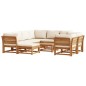 vidaXL 10-tlg. Garten-Lounge-Set mit Kissen Massivholz Akazie vidaXL 10-tlg. Garten-Lounge-Set mit Kissen Massivholz Akazie