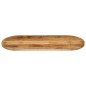 vidaXL Tischplatte 100x50x2,5 cm Oval Raues Massives Mangoholz vidaXL Tischplatte 100x50x2,5 cm Oval Raues Massives Mangoholz