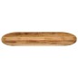 vidaXL Tischplatte 120x60x2,5 cm Oval Raues Massives Mangoholz vidaXL Tischplatte 120x60x2,5 cm Oval Raues Massives Mangoholz