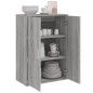 vidaXL Sideboard Grau Sonoma 60x31x84 cm Holzwerkstoff vidaXL Sideboard Grau Sonoma 60x31x84 cm Holzwerkstoff