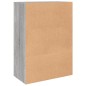 vidaXL Sideboard Grau Sonoma 60x31x84 cm Holzwerkstoff vidaXL Sideboard Grau Sonoma 60x31x84 cm Holzwerkstoff