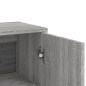 vidaXL Sideboard Grau Sonoma 60x31x84 cm Holzwerkstoff vidaXL Sideboard Grau Sonoma 60x31x84 cm Holzwerkstoff