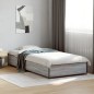 vidaXL Bettgestell Grau Sonoma 100x200 cm Holzwerkstoff und Metall vidaXL Bettgestell Grau Sonoma 100x200 cm Holzwerkstoff und Metall