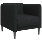 vidaXL 3-tlg. Sofagarnitur Schwarz Stoff vidaXL 3-tlg. Sofagarnitur Schwarz Stoff