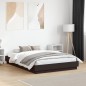 vidaXL Bettgestell Schwarz 120x190 cm Holzwerkstoff vidaXL Bettgestell Schwarz 120x190 cm Holzwerkstoff