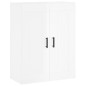 vidaXL Highboard Hochglanz-Weiß 69,5x34x180 cm Holzwerkstoff vidaXL Highboard Hochglanz-Weiß 69,5x34x180 cm Holzwerkstoff