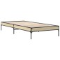 vidaXL Bettgestell Sonoma-Eiche 90x200 cm Holzwerkstoff und Metall vidaXL Bettgestell Sonoma-Eiche 90x200 cm Holzwerkstoff und Metall