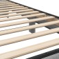 vidaXL Bettgestell Grau Sonoma 100x200 cm Holzwerkstoff und Metall vidaXL Bettgestell Grau Sonoma 100x200 cm Holzwerkstoff und Metall