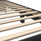 vidaXL Bettgestell Schwarz 90x200 cm Holzwerkstoff und Metall vidaXL Bettgestell Schwarz 90x200 cm Holzwerkstoff und Metall