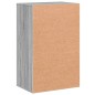 vidaXL Beistellschrank Grau Sonoma 56,5x39x90 cm Holzwerkstoff vidaXL Beistellschrank Grau Sonoma 56,5x39x90 cm Holzwerkstoff