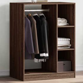 vidaXL Kleiderschrank Grau Sonoma 77x48x102 cm Holzwerkstoff