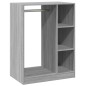 vidaXL Kleiderschrank Grau Sonoma 77x48x102 cm Holzwerkstoff vidaXL Kleiderschrank Grau Sonoma 77x48x102 cm Holzwerkstoff
