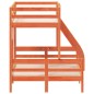 vidaXL Etagenbett 80x200/120x200 cm Wachsbraun Massivholz Kiefer vidaXL Etagenbett 80x200/120x200 cm Wachsbraun Massivholz Kiefer