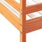 vidaXL Etagenbett 80x200/120x200 cm Wachsbraun Massivholz Kiefer vidaXL Etagenbett 80x200/120x200 cm Wachsbraun Massivholz Kiefer