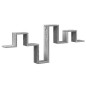 vidaXL Wandregal Grau Sonoma 104,5x10x43 cm Holzwerkstoff vidaXL Wandregal Grau Sonoma 104,5x10x43 cm Holzwerkstoff