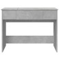 vidaXL Schminktisch mit Spiegel Betongrau 100x45x76 cm vidaXL Schminktisch mit Spiegel Betongrau 100x45x76 cm