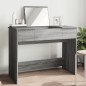 vidaXL Schminktisch mit Spiegel Grau Sonoma 100x45x76 cm vidaXL Schminktisch mit Spiegel Grau Sonoma 100x45x76 cm