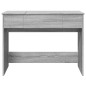 vidaXL Schminktisch mit Spiegel Grau Sonoma 100x45x76 cm vidaXL Schminktisch mit Spiegel Grau Sonoma 100x45x76 cm