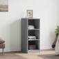 vidaXL Kleiderschrank Grau Sonoma 48x41x102 cm Holzwerkstoff vidaXL Kleiderschrank Grau Sonoma 48x41x102 cm Holzwerkstoff