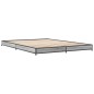 vidaXL Bettgestell Grau Sonoma 120x200 cm Holzwerkstoff und Metall vidaXL Bettgestell Grau Sonoma 120x200 cm Holzwerkstoff und Metall