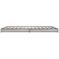 vidaXL Bettgestell Grau Sonoma 120x200 cm Holzwerkstoff und Metall vidaXL Bettgestell Grau Sonoma 120x200 cm Holzwerkstoff und Metall