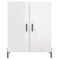 vidaXL Highboard Hochglanz-Weiß 69,5x34x180 cm Holzwerkstoff vidaXL Highboard Hochglanz-Weiß 69,5x34x180 cm Holzwerkstoff
