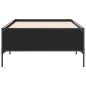 vidaXL Bettgestell Schwarz 90x190 cm Holzwerkstoff und Metall vidaXL Bettgestell Schwarz 90x190 cm Holzwerkstoff und Metall