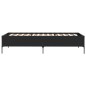 vidaXL Bettgestell Schwarz 90x190 cm Holzwerkstoff und Metall vidaXL Bettgestell Schwarz 90x190 cm Holzwerkstoff und Metall