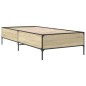vidaXL Bettgestell Sonoma-Eiche 90x200 cm Holzwerkstoff und Metall vidaXL Bettgestell Sonoma-Eiche 90x200 cm Holzwerkstoff und Metall