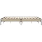 vidaXL Bettgestell Sonoma-Eiche 120x190 cm Holzwerkstoff und Metall vidaXL Bettgestell Sonoma-Eiche 120x190 cm Holzwerkstoff und Metall