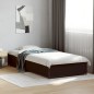 vidaXL Bettgestell Schwarz 90x190 cm Holzwerkstoff und Metall vidaXL Bettgestell Schwarz 90x190 cm Holzwerkstoff und Metall