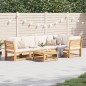 vidaXL 6-tlg. Garten-Lounge-Set mit Kissen Massivholz Akazie vidaXL 6-tlg. Garten-Lounge-Set mit Kissen Massivholz Akazie