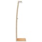 vidaXL Gartendusche Beige 55x60x224 cm Poly Rattan und Akazienholz vidaXL Gartendusche Beige 55x60x224 cm Poly Rattan und Akazienholz