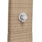 vidaXL Gartendusche Beige 55x60x224 cm Poly Rattan und Akazienholz vidaXL Gartendusche Beige 55x60x224 cm Poly Rattan und Akazienholz