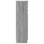 vidaXL Schuhschrank Grau Sonoma 100,5x28x100 cm Holzwerkstoff vidaXL Schuhschrank Grau Sonoma 100,5x28x100 cm Holzwerkstoff