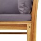 vidaXL 4-tlg. Garten-Lounge-Set mit Kissen Massivholz Akazie vidaXL 4-tlg. Garten-Lounge-Set mit Kissen Massivholz Akazie