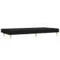 vidaXL 2-tlg. Sofagarnitur Schwarz Stoff vidaXL 2-tlg. Sofagarnitur Schwarz Stoff