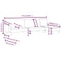 vidaXL 2-tlg. Sofagarnitur Schwarz Stoff vidaXL 2-tlg. Sofagarnitur Schwarz Stoff
