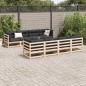 vidaXL 9-tlg. Garten-Sofagarnitur mit Kissen Massivholz Kiefer vidaXL 9-tlg. Garten-Sofagarnitur mit Kissen Massivholz Kiefer