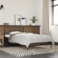 vidaXL Bettgestell Braun Eichen-Optik 90x190 cm Holzwerkstoff Metall vidaXL Bettgestell Braun Eichen-Optik 90x190 cm Holzwerkstoff Metall