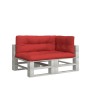 vidaXL Palettenkissen 3-tlg. Rot Stoff vidaXL Palettenkissen 3-tlg. Rot Stoff
