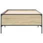 vidaXL Bettgestell Sonoma-Eiche 75x190 cm Holzwerkstoff und Metall vidaXL Bettgestell Sonoma-Eiche 75x190 cm Holzwerkstoff und Metall