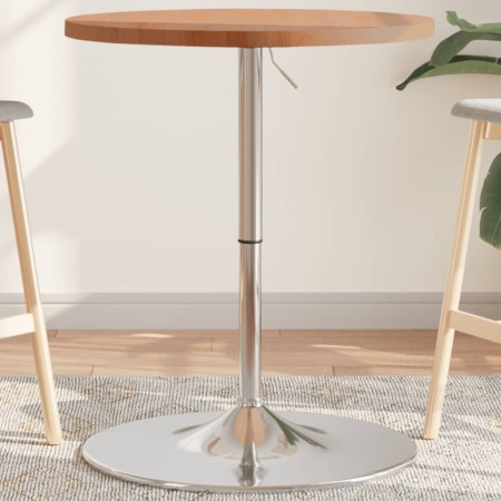 vidaXL Bartisch Ø60x90,5 cm Massivholz Buche